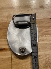 Build America Belt Buckle Metal Union Collector GIFT Construction Labor 4 INCH