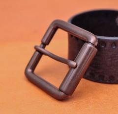 High Quaility Antique Copper Square Prong Pin Roller Belt Buckle for 40mm Belts