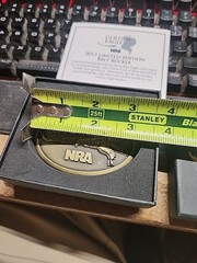 NRA Golden Eagles 2013 Commemorative Belt Buckle NEW