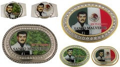 Men Women Western Rodeo Cowboy Belt Buckle Flag Mexico Silver Metal Fashion New