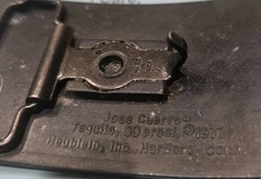 Vintage 1977 Jose Cuervo Belt Buckle Silver Tone Tequila Alcohol Promotional