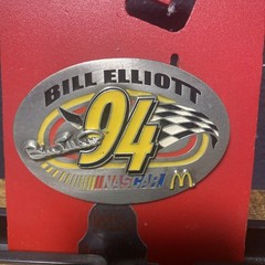 Bill Elliott 94 Car Racer NASCAR McDonald&rsquo;s Collectible Licensed Belt Buckle