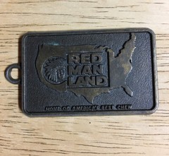 Classic Key Chain ~ RED MAN LAND CHEWING TOBACCO ~ Home of America&rsquo;s Best Chew