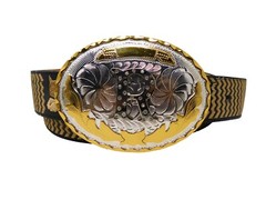 Belt Buckle Dimond letter R Cowboy Sliver,Gold,,Metal