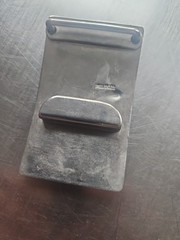 JUSTIN BELT CO. FORT WORTH TEXAS Vintage Skiing Silver Tone Belt Buckle