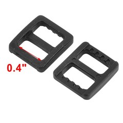 Schoolbag Webbing Plastic Adjustable Buckle 10mm Strap Width 20pcs