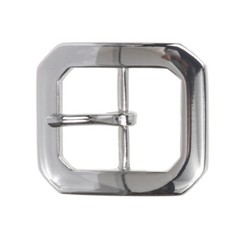 1 1/8&Prime; (30 mm) Nickel Free Single Prong Hexagon Belt Buckle