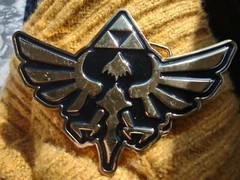 The Legend Of Zelda Belt Buckle Nintendo 2015 scratch.(No belt included)