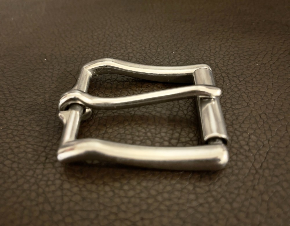 Heavy Duty Wave Roller Stainless Steel Hypoallergenic Belt Buckle, Any Size