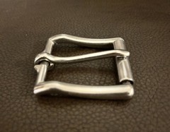Heavy Duty Wave Roller Stainless Steel Hypoallergenic Belt Buckle, Any Size