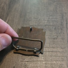VOLUNTEER FIREFIGHTER BELT BUCKLE VINTAGE