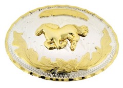 Western Belt Buckle Horse Shoe Racing Rodeo Cowgirl Cowboy New Men Women Texas