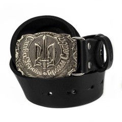 German silver belt buckle Glory to Ukraine! OUN, National Ukrainian OUN trident