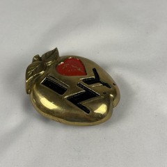 Vintage 1979 I Love NY Brass Belt Buckle Aminco New York Tourism Souvenir