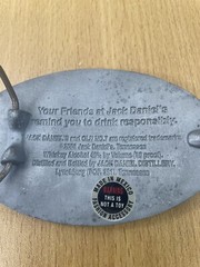 Jack Daniels Old No. 7 Whiskey Belt Buckle 2008