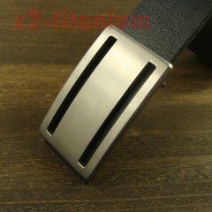 Titanium anti-allergy rectangle plate Belt Buckles for 1.5&Prime; or 1.3&Prime; belt XZ499