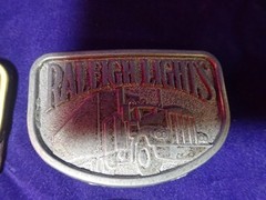 Lot of (4) Trucker Belt Buckles Eagle Buckets Raleigh Lights Power Take Off&rsquo;s