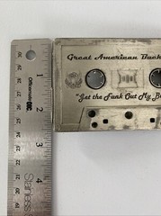 Cassette Belt Buckle “Get The Funk Out My Buckle” Great American Buckle Co.