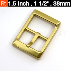 1 1/2&Prime;Solid Brass belt buckles Western Cowboy belt buckles for men 1.5 in wide