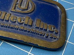 Vtg COLLECTIBLE DRILTECH ROCKY MOUNTAIN MACHINERY CO. BELT BUCKLE
