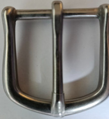 Solid Brass Belt Buckle – 1.25&Prime;- Nickel Matte Finish