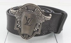 Louis Vuitton Pre-Owned Python Leather Crest Buckle