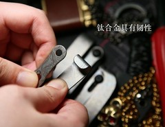 Titanium Alloy Belt Clip Kydex Plate Clip Pocket Clip Waist Clip Hook Buckle