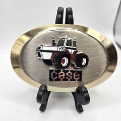Case Tractor Belt Buckle VTG International Harvester IH Farmer Farming Cowboy