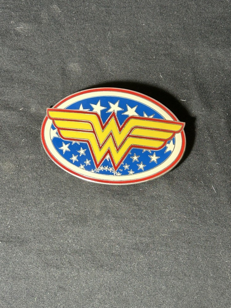 Wonder Woman Belt Buckle Original DC Comics LOGO Cosplay CCGA NEW
