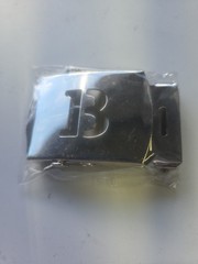 Letter B Initial Belt Buckle