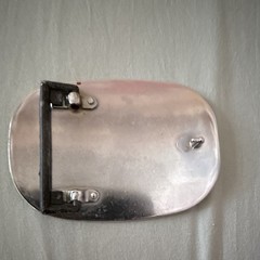 Men&rsquo;s Silver Tone Engraved Floral Western Belt Buckle Metal