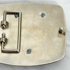Letter Y Initial Monogram Silver Tone Belt Buckle Western – 3.16&Prime; x 2.78&Prime;