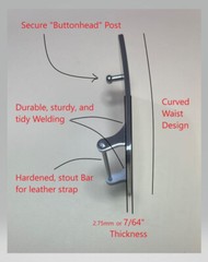 Buckle ONLY. Quality item for 1.5&Prime; belt. Perfect for DIY engraving etching!