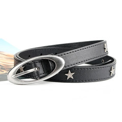 Vintage Belt Moon Star Punk Crescent Decoration Couple Y2K Buckle Metal Gothic M