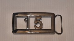 BASEBALL Number Custom Belt Buckle -Put your PLAYER JERSEY # on Buckle