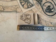 Vintage Stussy Belt Buckle ONLY Peace Love Dollar Archive 90s Silver Metal