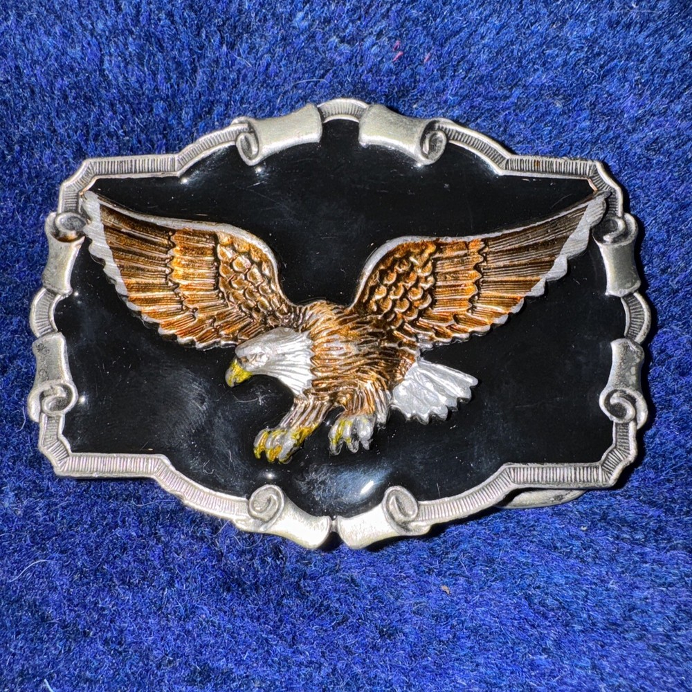 Open Wing Flying Eagle Belt Buckle – 1983 Great American Buckle Company