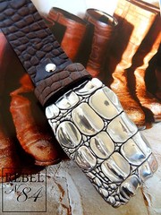 Croc Belt Buckle Buckle Reptile Crocodile Ornament Lily Interchangeable Buckle 4cm