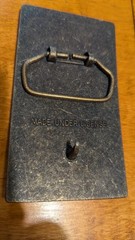 Vintage Winchester Repeating Arms Belt Buckle Brass Rifle Lewis Buckles 1970s