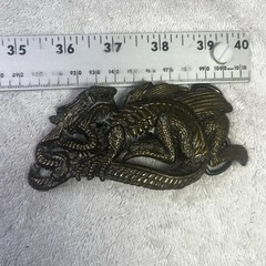 Dragon Belt Buckle bronze vintage 5”Inch’s