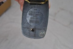 1989 Snap-on Tools Solid Brass Box Truck Drivin Proud Belt Buckle BTS SSX-1313