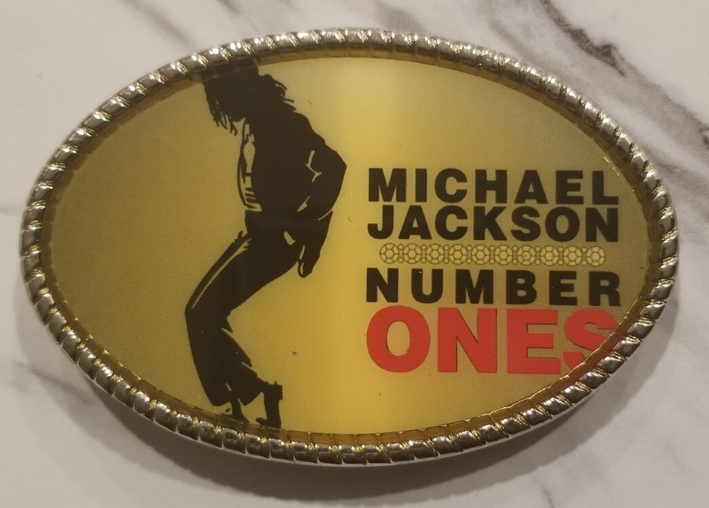 King of Pop (Number One) Belt Buckle – New (Minor Wear)