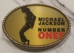 King of Pop (Number One) Belt Buckle – New (Minor Wear)
