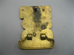 Vintage 70&rsquo;s Baron Buckle Co BBB Neal Cut-Out Name Belt Buckle – Solid Brass