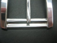 STERLING SILVER 925 BUCKLE WITH GENUINE LIZARD 1.5&Prime; BELT MADE IN U.S.A.
