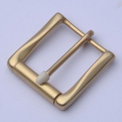 Solid Brass Belt Buckles 40mm Vintage Waistband Pin Buckle Belt Accessories 1pc