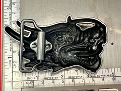 Chinese Dragon Head Strength, Wisdom, Protection Buckle Rage Belt Buckle