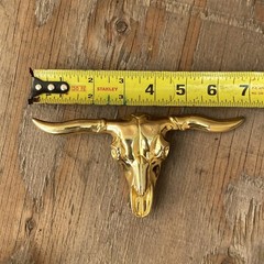 Longhorn Steer Cow/Bull Horns Belt Buckle Animal Skull Roper Gift