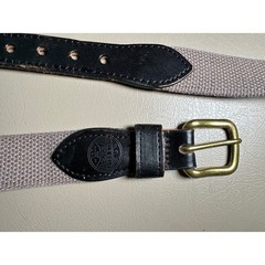 Eagle Belts Canvas Belt Embroidered Univ of Alabama Logo and Brass Buckle 40