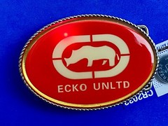 Ecko Unltd Belt Buckle Attention Grabbing Led Lights! W/ Fresh Battery